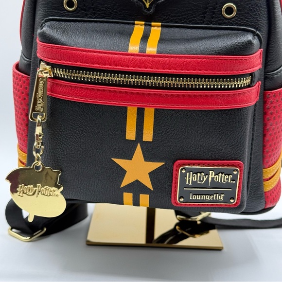 Loungefly Harry Potter Triwizard Tournament Mini Backpack Red/Black Hogwarts - Picture 4 of 16